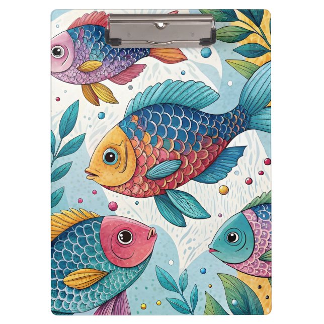 Pranchetas Peixe-arco-íris submarino (Frente)