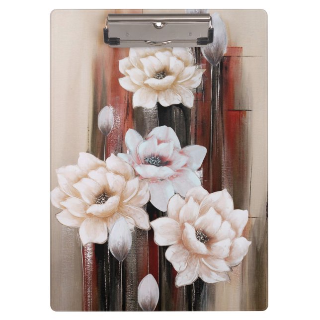 Pranchetas Peonies e respingos de tinta (Frente)