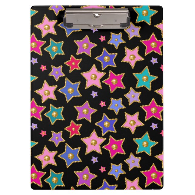 Pranchetas Pequenas Estrelas EMBELHADAS (Frente)