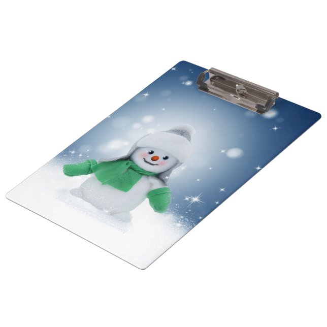 Pranchetas Personagem adorável de boneco de neve de Natal do  (Inclinado)