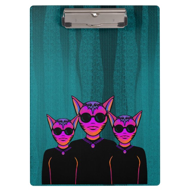 Pranchetas Personagem Felino (Frente)