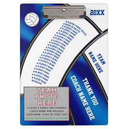 Pranchetas personalizadas do voleibol para