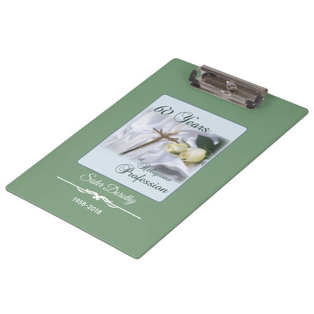 Pranchetas Personalizar, 60 anos de profissão religiosa (Inclinado)