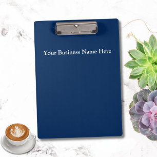 Pranchetas Personalizar Azul Marinho Branco Empresarial Corpo