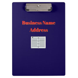 Pranchetas Personalizar endereço do nome comercial promociona