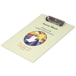 Pranchetas Personalizar nome, círculo de porta RCIA em amarel