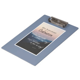 Pranchetas Personalizar os 10.º Parabéns de Ordenação de Aniv