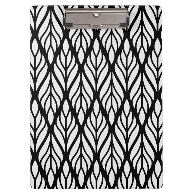 Pranchetas Personalizar Padrão Branco Folha (Frente)