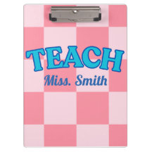 Pranchetas personalizáveis para professores nas co