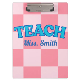 Pranchetas personalizáveis para professores nas co
