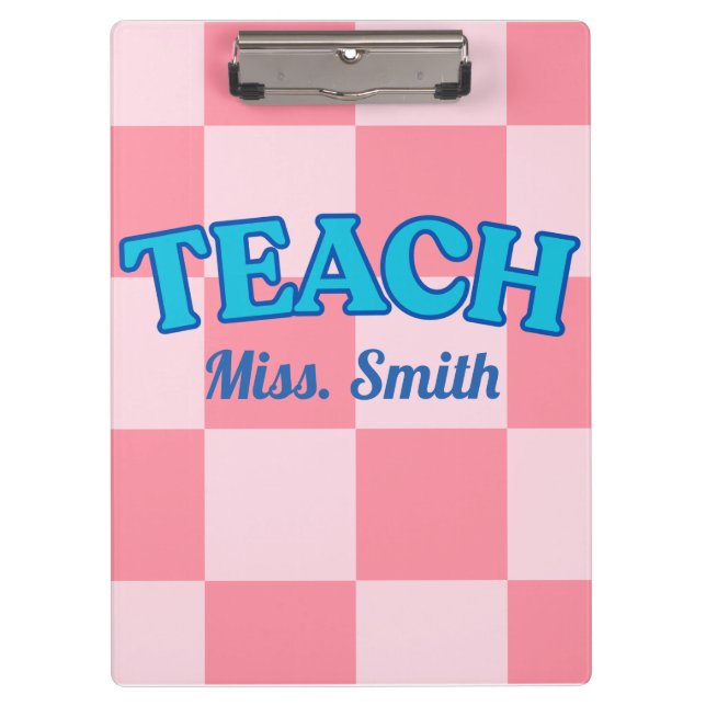 Pranchetas personalizáveis para professores nas co (Frente)