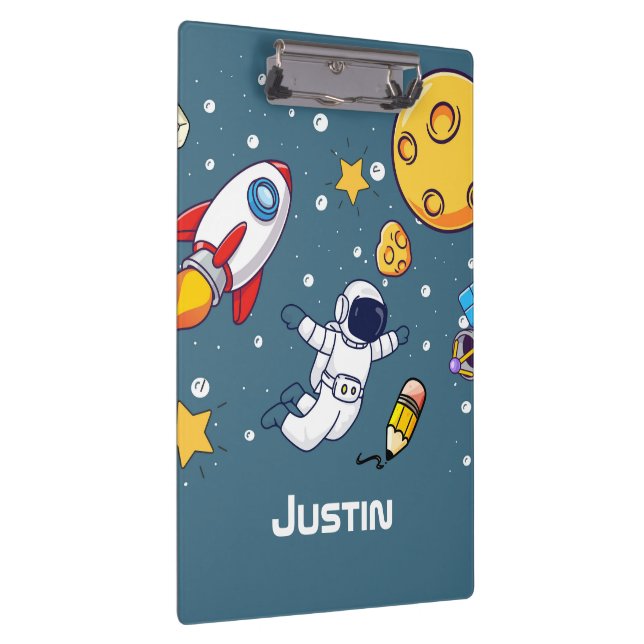 Pranchetas Personalized Astronaut Space School Supplies (Direita)