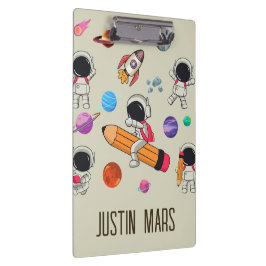 Pranchetas Personalized Astronauts and Planets Back to School