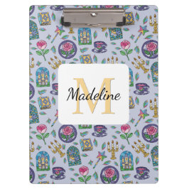 Pranchetas Personalized Beauty and the Beast Book Girl