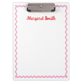 Pranchetas Personalized Monogram Notepads with Scallop Border