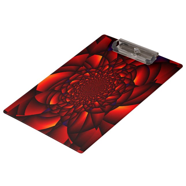 Pranchetas Pétala Vermelha Preta Azul (Inclinado)