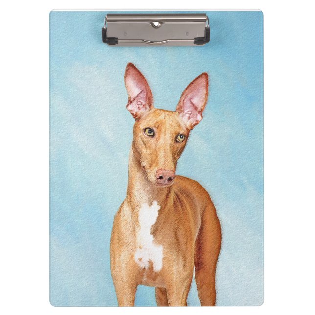 Pranchetas Pharaoh Hound Painting - Arte Cachorra Original (Frente)