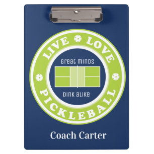 Pranchetas Pickleball: ao vivo, amor, picleball, texto person