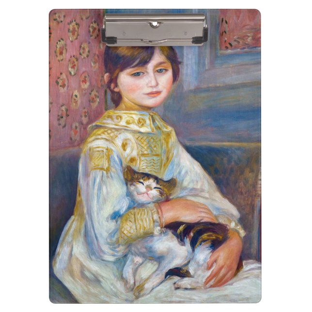 Pranchetas Pierre-Auguste Renoir - Criança com Gato (Frente)