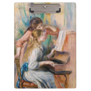 Pranchetas Pierre Auguste Renoir - Jovens Meninas no Piano