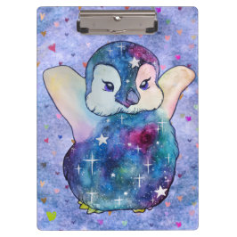 Pranchetas Pinguim chamado Botão