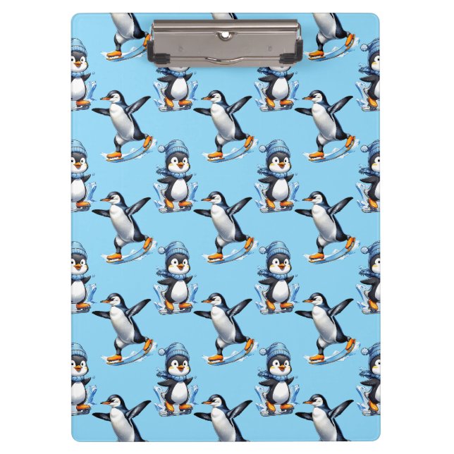Pranchetas Pinguins - Design (Frente)