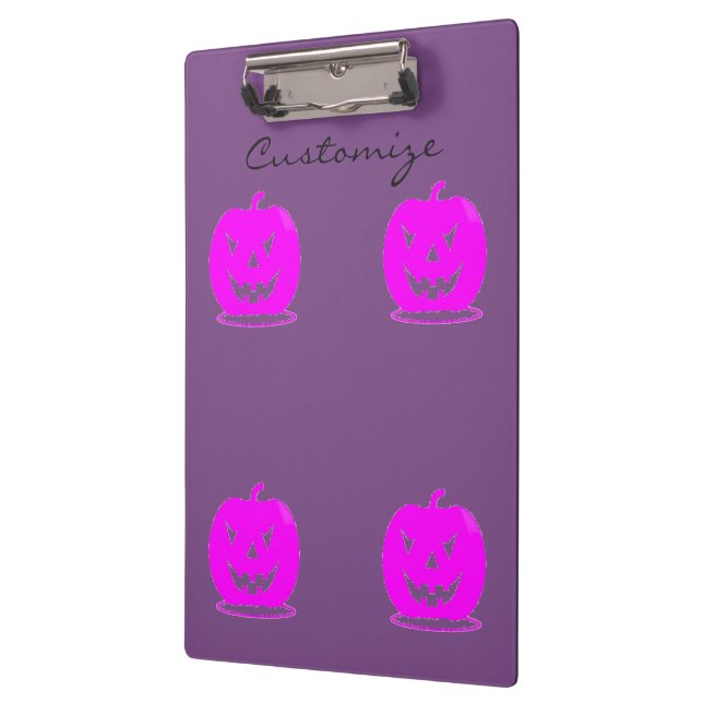 Pranchetas Pink Jack o'lantern Halloween Thunder_Cove (Esquerda)