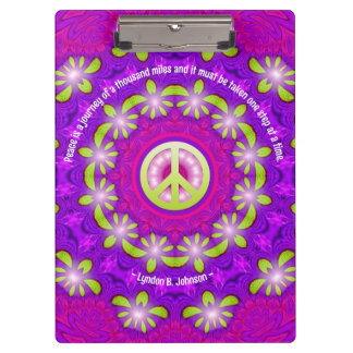 Pranchetas Pink Puro Verde Brilhante Energia de Paz Mandala