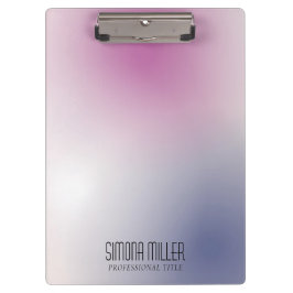 Pranchetas Pink Purple White Minimalist Aesthetic Gradient