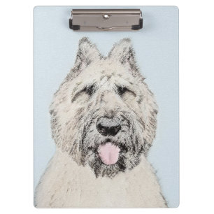 Pranchetas Pintura de Bouvier des Flandres - Arte Original de