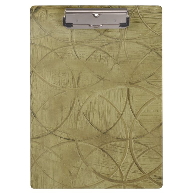 Pranchetas Pintura de Círculos Vinculados por Jennifer Goldbe (Frente)