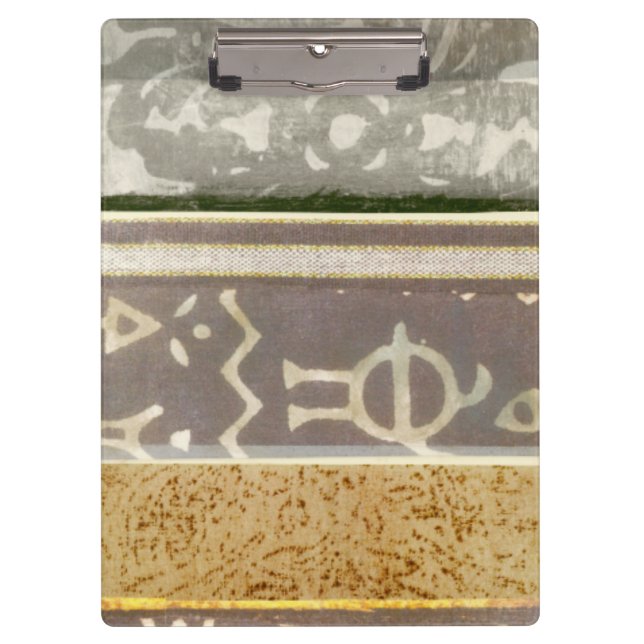 Pranchetas Pintura de Padrão Tribal Contemporâneo (Frente)