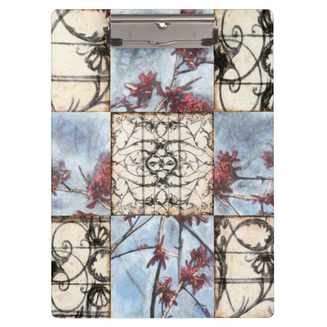 Pranchetas Pintura de Rolagem de Abstrato Paneled (Frente)