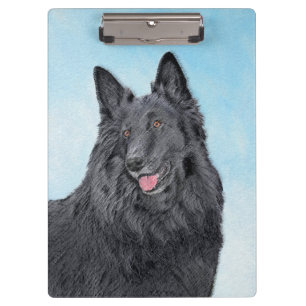 Pranchetas Pintura em Sheepdog Belga - Arte em Cachorro Origi