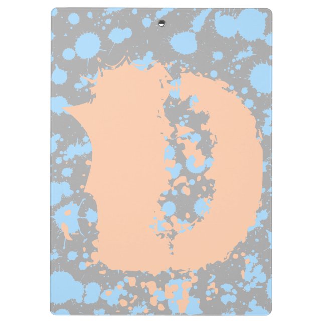 Pranchetas Pintura Grafite a preto e azul dos anos 90 (Verso)