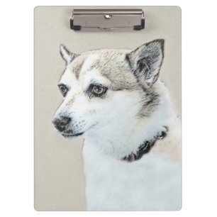 Pranchetas Pintura Norueguesa De Lundehund - Arte Original De