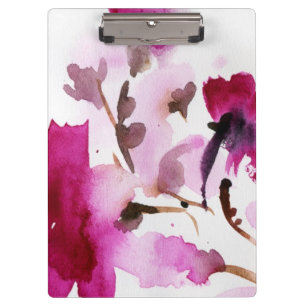 Pranchetas Pinturas florais abstratas 4 da aguarela