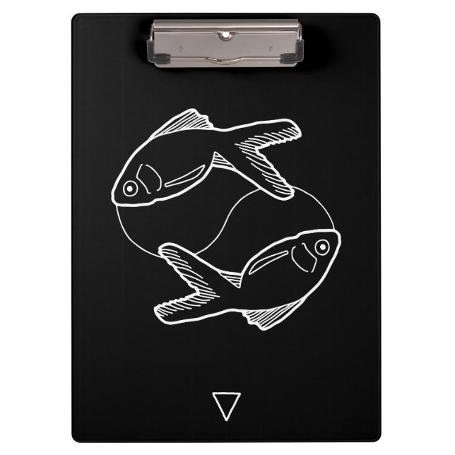 Pranchetas Pisces Zodiac Sign (Frente)