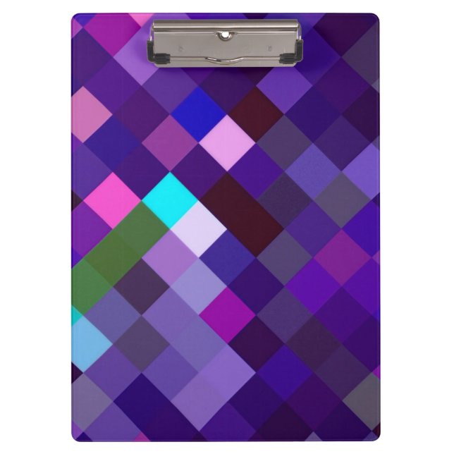Pranchetas Pixelated Pattern - Purple (Frente)