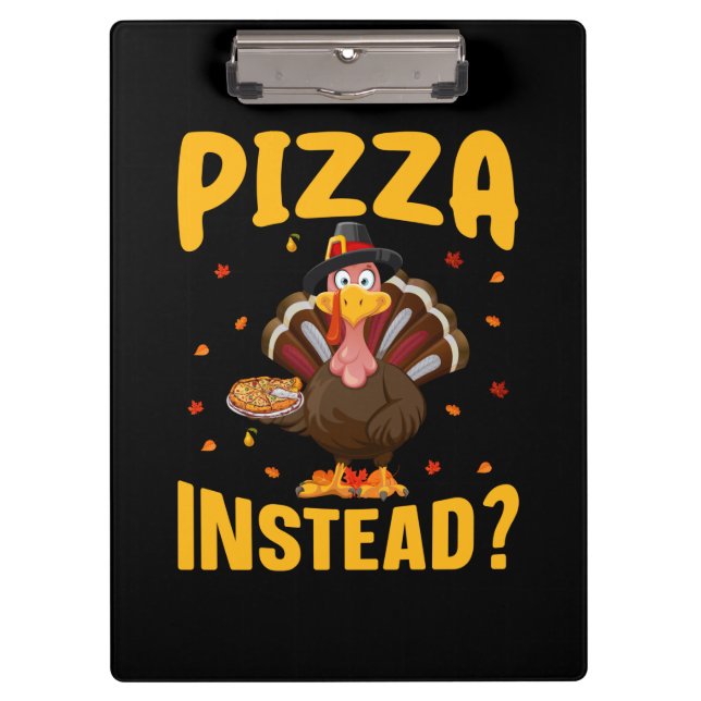 Pranchetas Pizza de Ação de Graças (Frente)