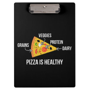 Pranchetas Pizza É Saudável - Carbs - Malhação Novelty Engraç