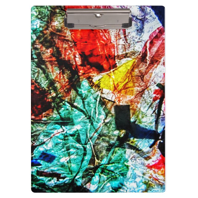 Pranchetas Placa de abstrato azul de felicidade,azul escuro (Frente)