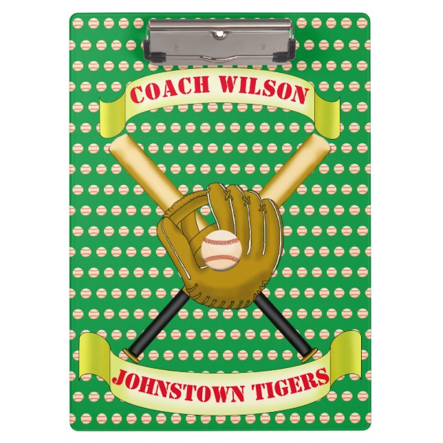 Pranchetas Placa de baseball (Frente)