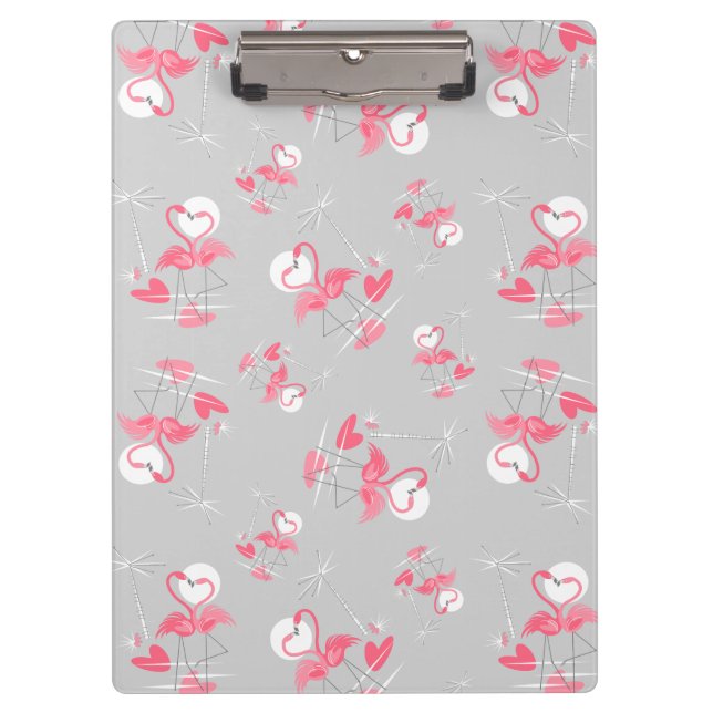 Pranchetas Placa multiárea de transferência Flamingo Love (Frente)