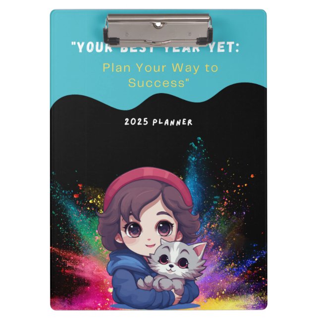 Pranchetas Planeje seu caminho para o sucesso - planejador 20 (Frente)