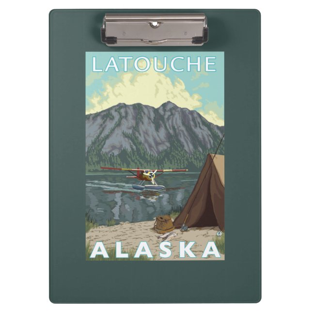 Pranchetas Plano de Bush & pesca - Latouche, Alaska (Frente)