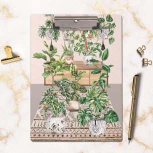 Pranchetas Plantas Tropicais em Aquarela
