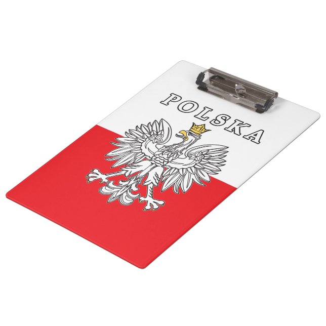 Pranchetas Polska Com Águia Polonesa (Inclinado)
