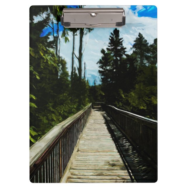 Pranchetas Ponte Sobre O Canyon Canadense (Frente)