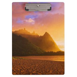 Pranchetas Pôr do sol na praia dourada, Havaí